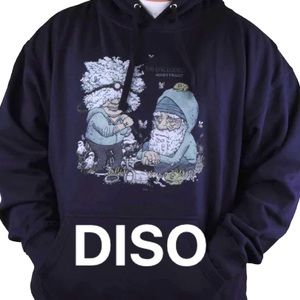 DISO- The Uncluded band hoodie for Hokey Fright album